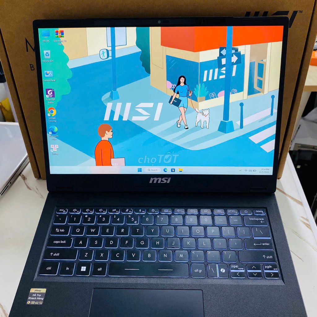 MSI Modern 14 H D13MG-217VN i7-13700H-16G-1T-Win11. Mua bán Laptop tại Quận Ninh Kiều Cần Thơ được đăng bởi Võ Diện hình 1