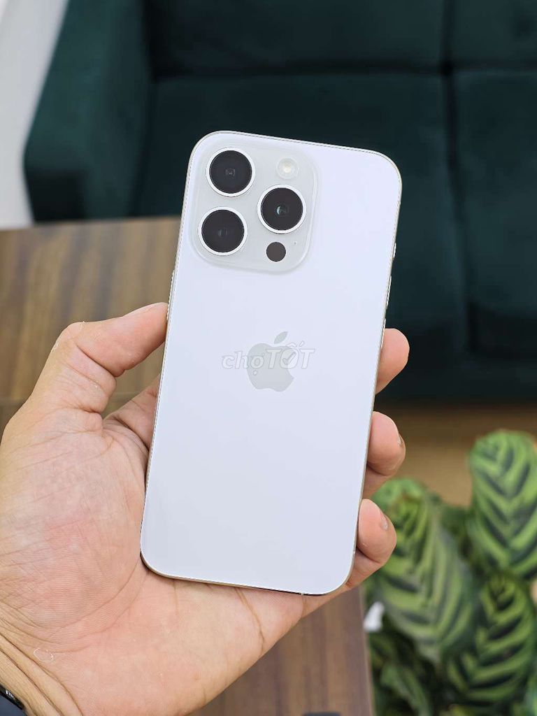 🍎IPHONE 15PRO 128G TRẮNG ĐẸP NGUYÊN BẢN 98,5% P85. Mua bán Điện thoại tại Quận Hải An Hải Phòng được đăng bởi 98 Ngô Gia Tự Hoàng Dũng Mobile Ngã 3 Văn Cao hình 1