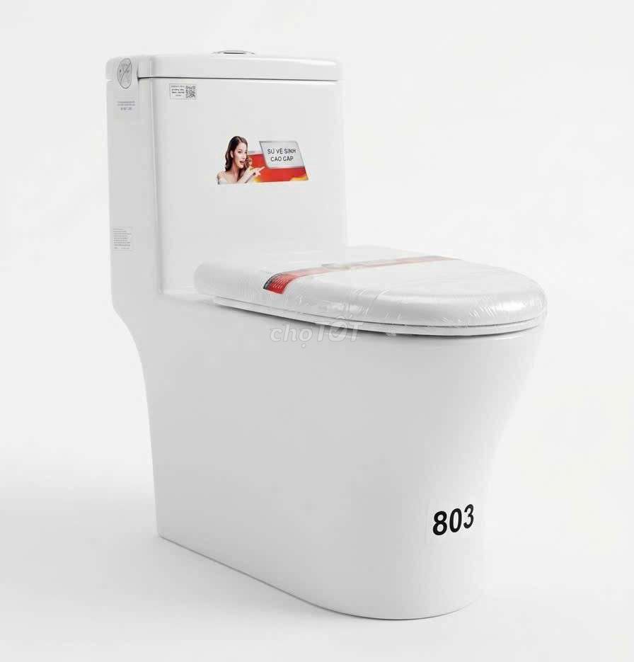 Bồn cầu nguyên khối giá tại kho. Mua bán Thiết bị vệ sinh, nhà tắm tại Quận Liên Chiểu Đà Nẵng được đăng bởi BINH MINH hình 1