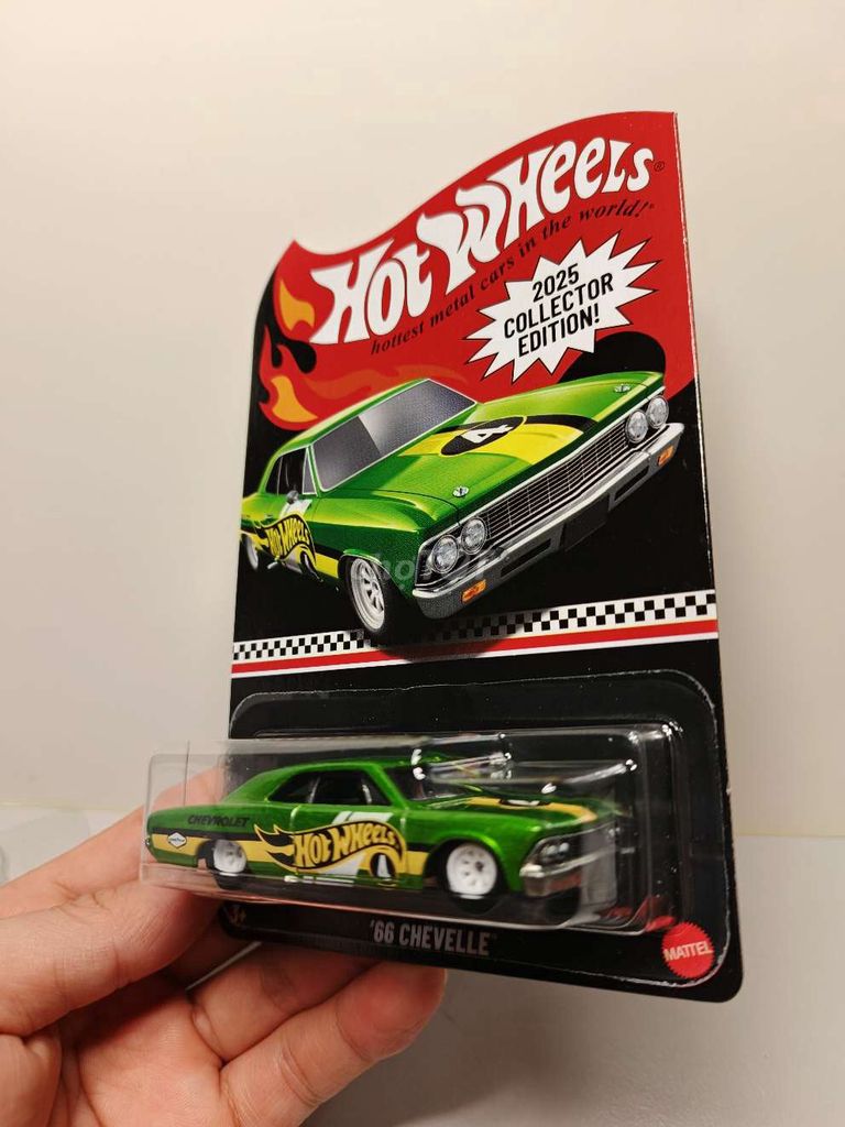 Ô tô mô hình Hot Wheels 66 Chevelle Xanh lá. Mua bán Sở thích khác tại Quận Nam Từ Liêm Hà Nội được đăng bởi Quang Bảo hình 1
