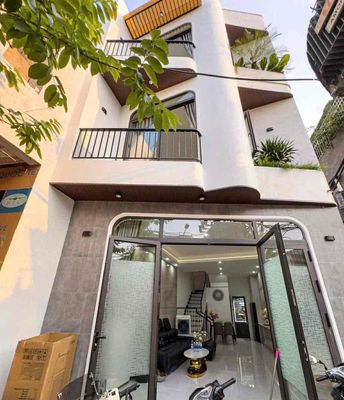 NHÀ MỚI 3 TẦNG MẶT TIỀN THÁI THỊ BÔI KẸP 2 MẶT KIỆT