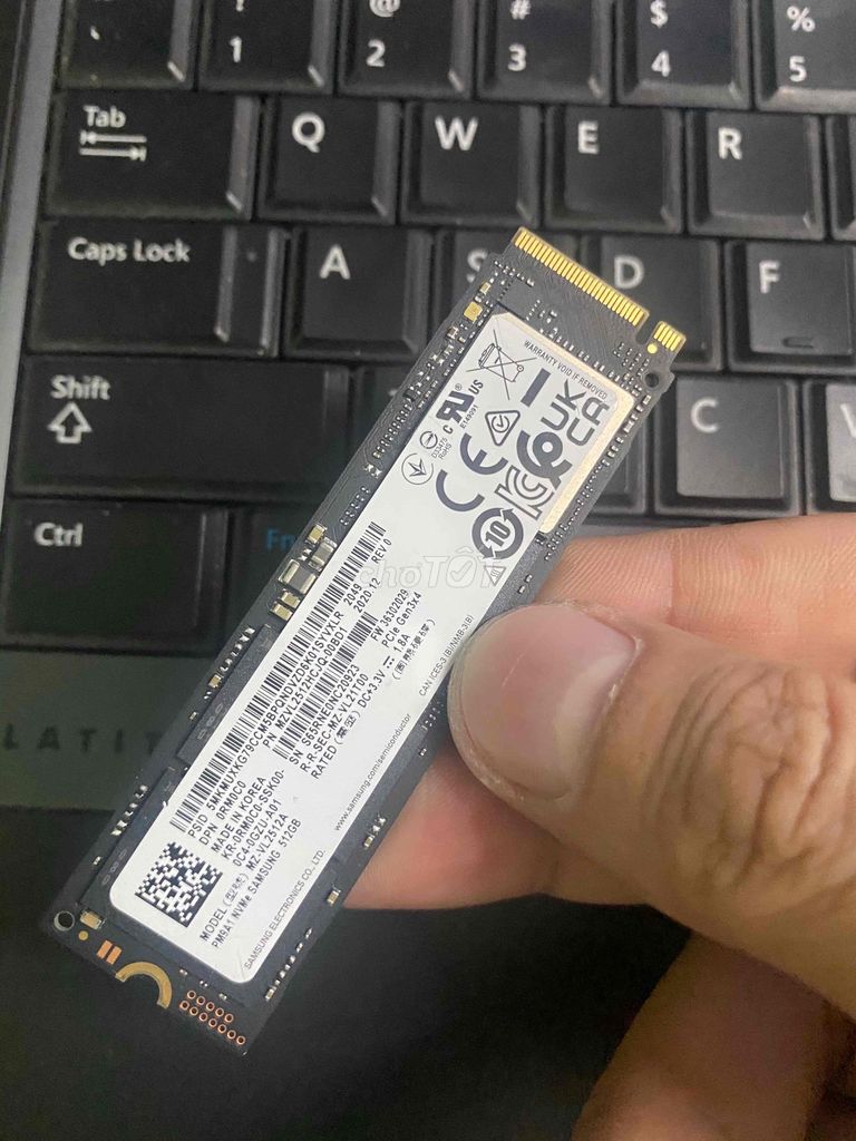 Ổ cứng Nvme 512G Samsung chuẩn zin 100% W10 Pro