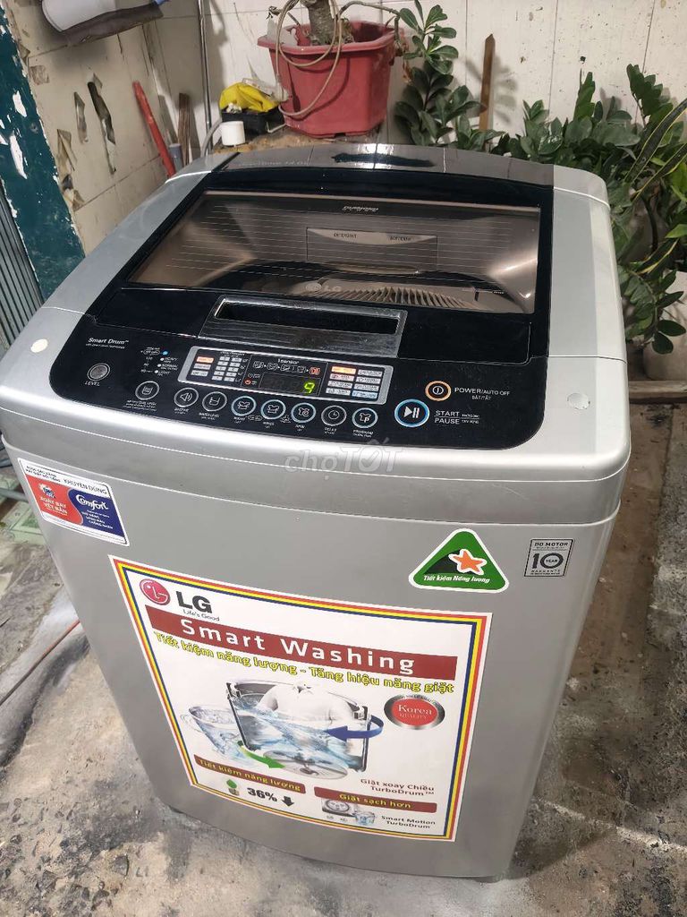 Máy giặt LG 14kg Inverter Bạc. Mua bán Máy giặt tại Huyện Hóc Môn Tp Hồ Chí Minh được đăng bởi long hình 1