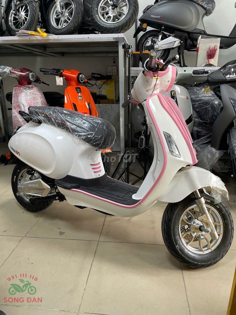 Latina VI trắng hồng – nhìn là yêu, chạy là mê. Mua bán Xe điện tại Quận Bình Tân Tp Hồ Chí Minh được đăng bởi Xe Điện Song Đan  Before NPP MN hình 7