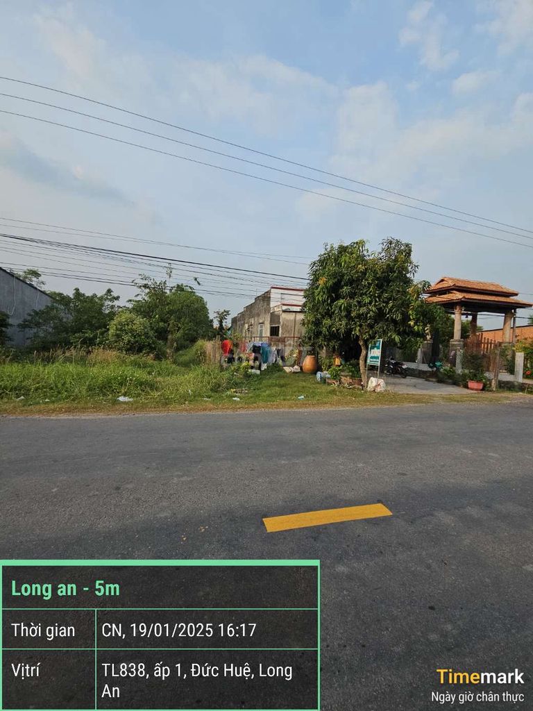 Đất MT đường ĐT838 ĐỨC HUỆ, LONG AN. Mua bán đất tại Huyện Đức Huệ Long An được đăng bởi Tám ken hình 5