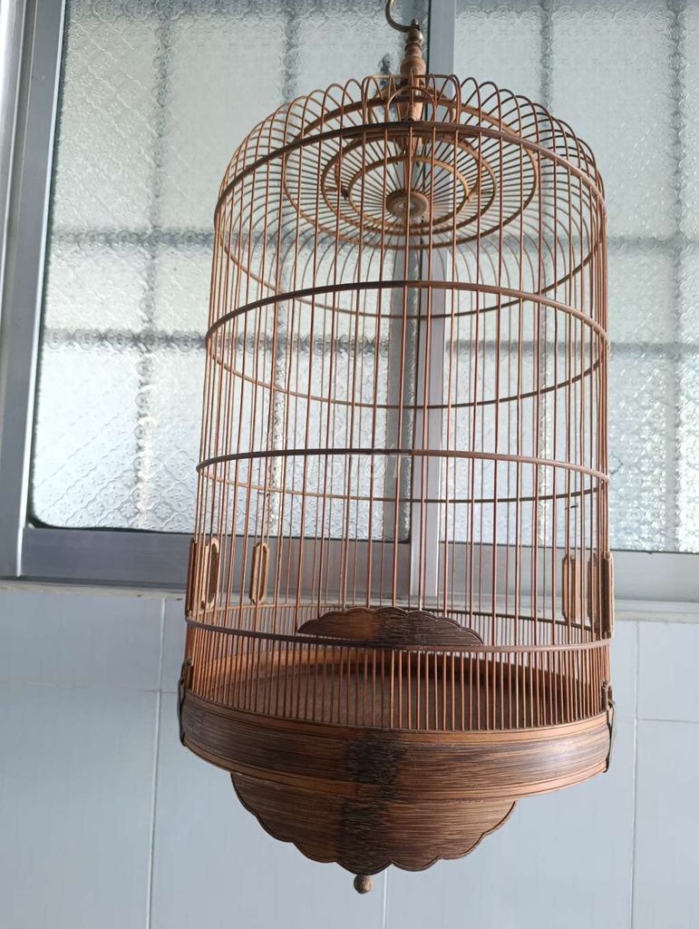 Lồng chim tre 32x45 Nâu tự nhiên. Mua bán Phụ kiện, Thức ăn, Dịch vụ tại Huyện Tháp Mười Đồng Tháp được đăng bởi Nguyễn khanh hình 1