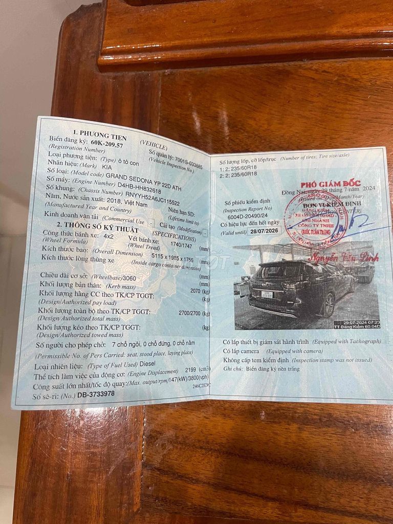 Kia Sedona 2018 2.2 DATH bản full. Mua bán Ô tô tại Thành phố Biên Hòa Đồng Nai được đăng bởi Tấn Bằng hình 7