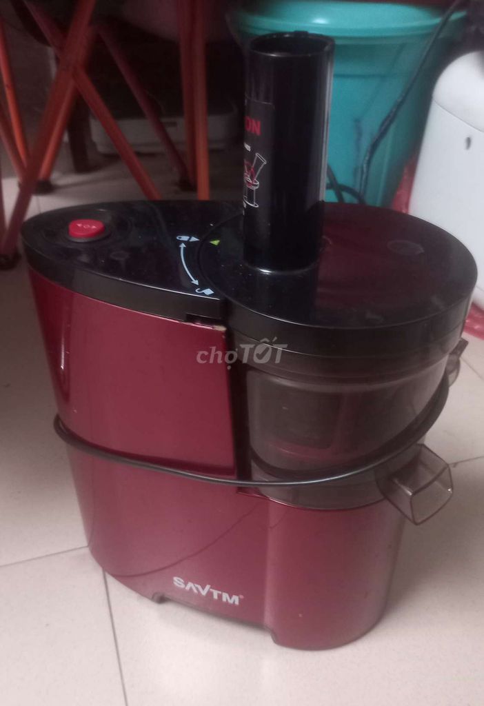 Máy ép chậm SAVTM JE-07 Đỏ. Mua bán Bếp, lò, đồ điện nhà bếp tại Quận 8 Tp Hồ Chí Minh được đăng bởi thảo hình 1