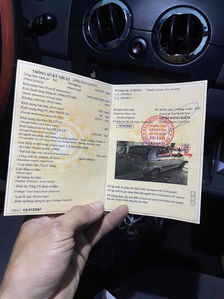 Chevrolet Spark 2011 LT 0.8 MT - 160000 km. Mua bán Ô tô tại Quận Bình Tân Tp Hồ Chí Minh được đăng bởi phùng thịnh hình 8