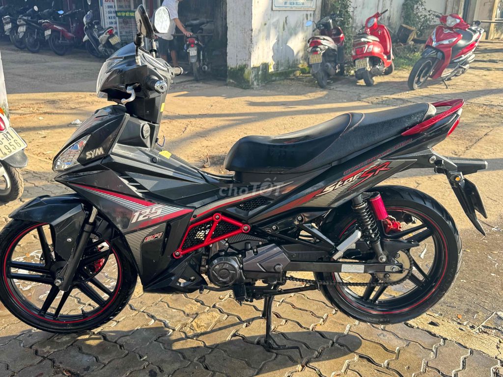 SYM Star SR 125 Đen đỏ. Mua bán Xe máy tại Quận Hải Châu Đà Nẵng được đăng bởi thu mua xe máy cũ tận nhà giá cao hình 2