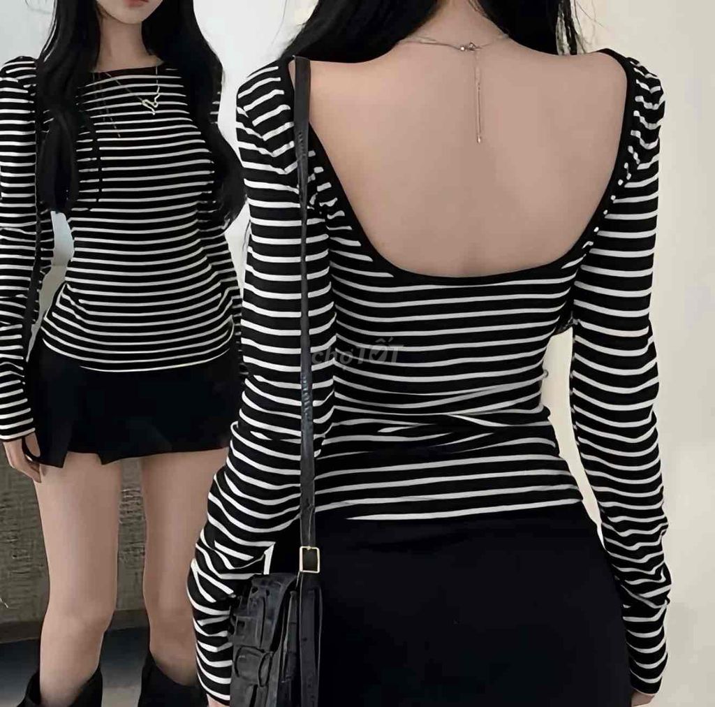 [XẢ KHO] Áo thun nữ Cotton kẻ sọc Freesize. Mua bán Quần áo tại Thành phố Thủ Đức Tp Hồ Chí Minh được đăng bởi Nguyễn Thị Minh Anh hình 1