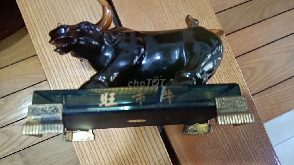 Tượng phong thủy Bột đá composite Nâu đen. Mua bán Đồ sưu tầm, đồ cổ tại Quận Bình Tân Tp Hồ Chí Minh được đăng bởi Đồ Sưu Tầm  hình 1