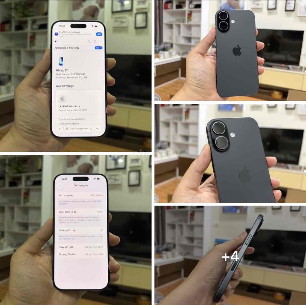 iPhone 17 256G Đen FULLBOX BH APPLE 9/2026. Mua bán Điện thoại tại Quận Thanh Xuân Hà Nội được đăng bởi Nguyễn Huy Dũng hình 1