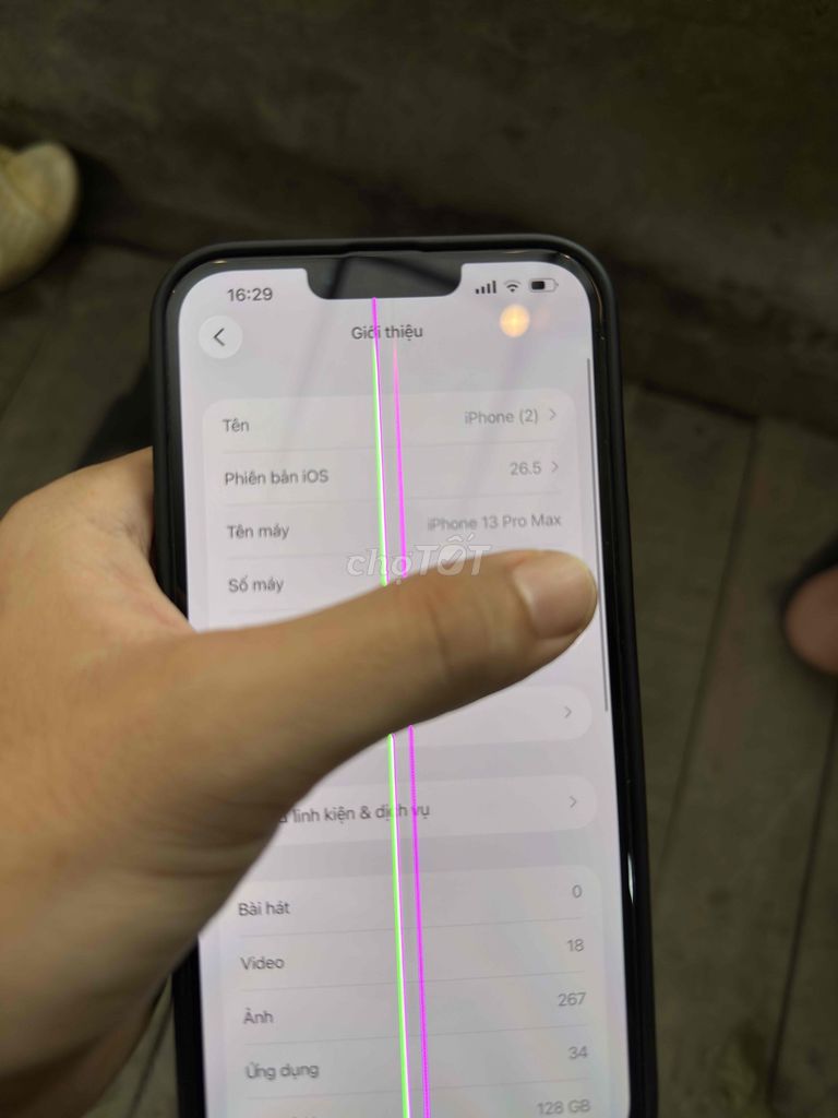 Apple iPhone 13 Pro Max 128GB Đen. Mua bán Điện thoại tại Huyện Nhơn Trạch Đồng Nai được đăng bởi Nguyễn Minh Tâm hình 1