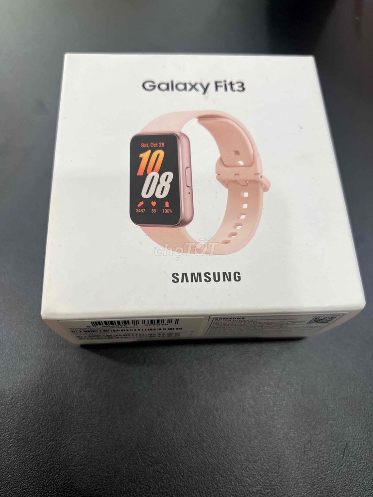 Samsung Galaxy Fit3 Hồng zin nguyên seal. Mua bán Thiết bị đeo thông minh tại Quận 12 Tp Hồ Chí Minh được đăng bởi Linh hình 1