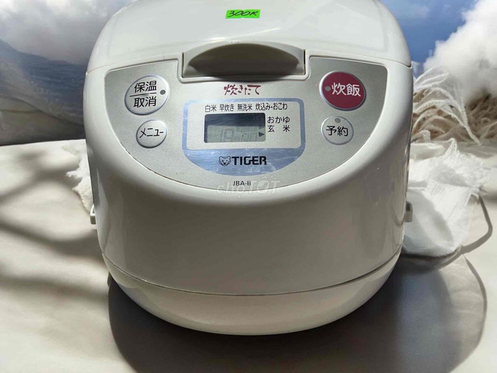 Nồi Cơm Tiger Điện 100V-1.0L-Mâm Nhiệt