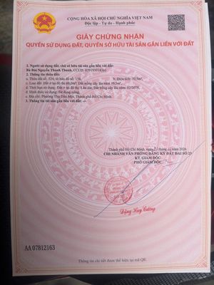 Bán đất sổ sẵn gần vòng xoay gò đậu
