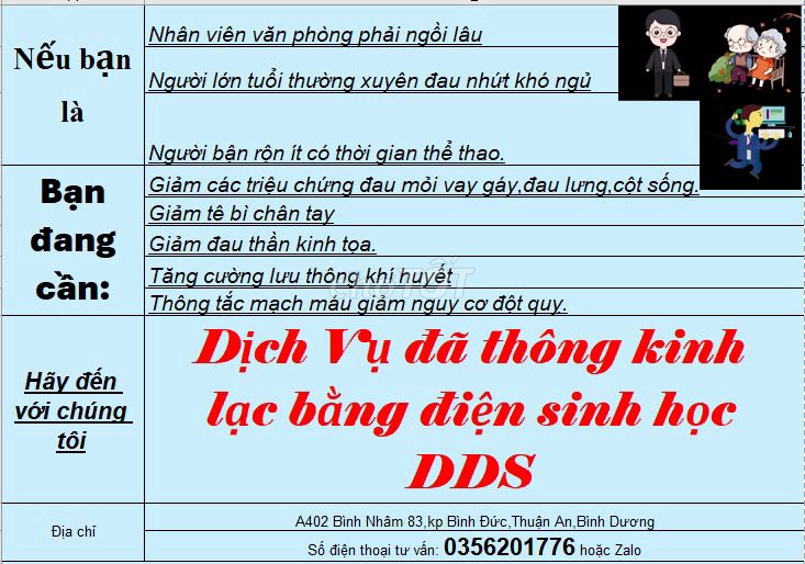 Dịch vụ đả thông kinh lạc,lưu thông khí huyết.