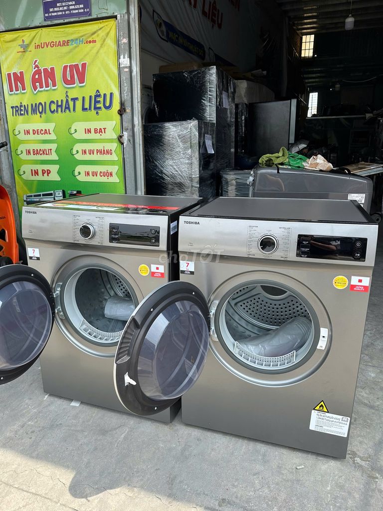 Máy sấy thông hơi 7 kg Toshiba TD-H80SEV(SK). Mua bán Máy giặt tại Quận Gò Vấp Tp Hồ Chí Minh được đăng bởi Điện Máy Giá Kho Miền Nam hình 5