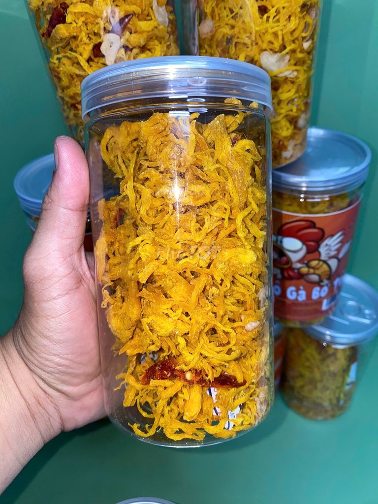 Khô Gà Bơ Tỏi Ngon Giòn 250g V-FOOD,  thơm ngon. Mua bán Đồ ăn, thực phẩm và các loại khác tại Huyện Hóc Môn Tp Hồ Chí Minh được đăng bởi ĂN VẶT VFOOD hình 6