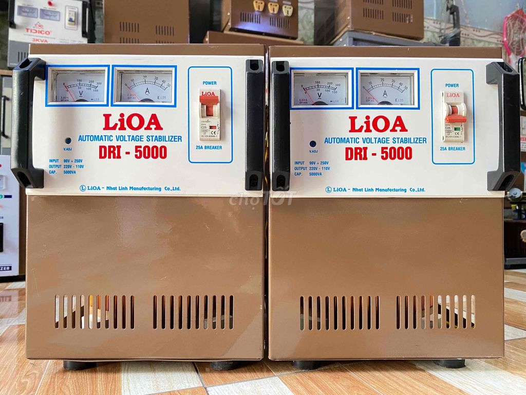 ổn áp LIOA DRI-5000 dãi 90v-250v nguyên zin
