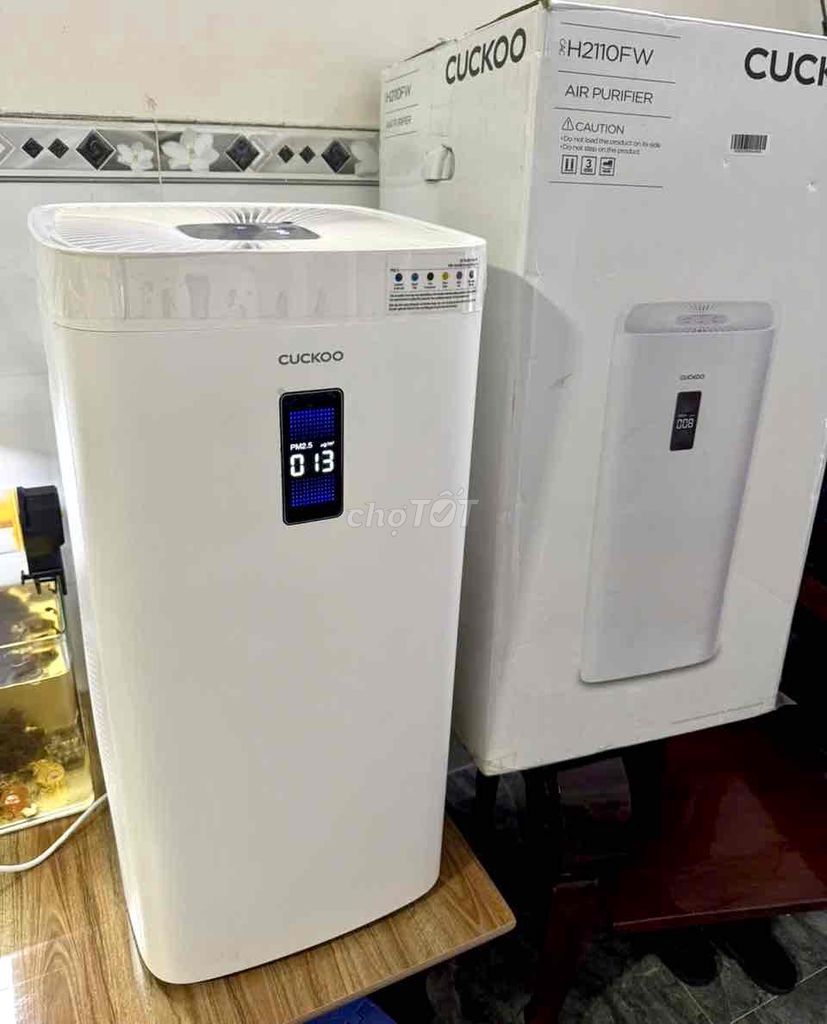 Máy lọc không khí Cuckoo CAC-H2110FW Trắng. Mua bán Nội thất, đồ gia dụng khác tại Thành phố Thủ Đức Tp Hồ Chí Minh được đăng bởi Khôi Minh hình 1