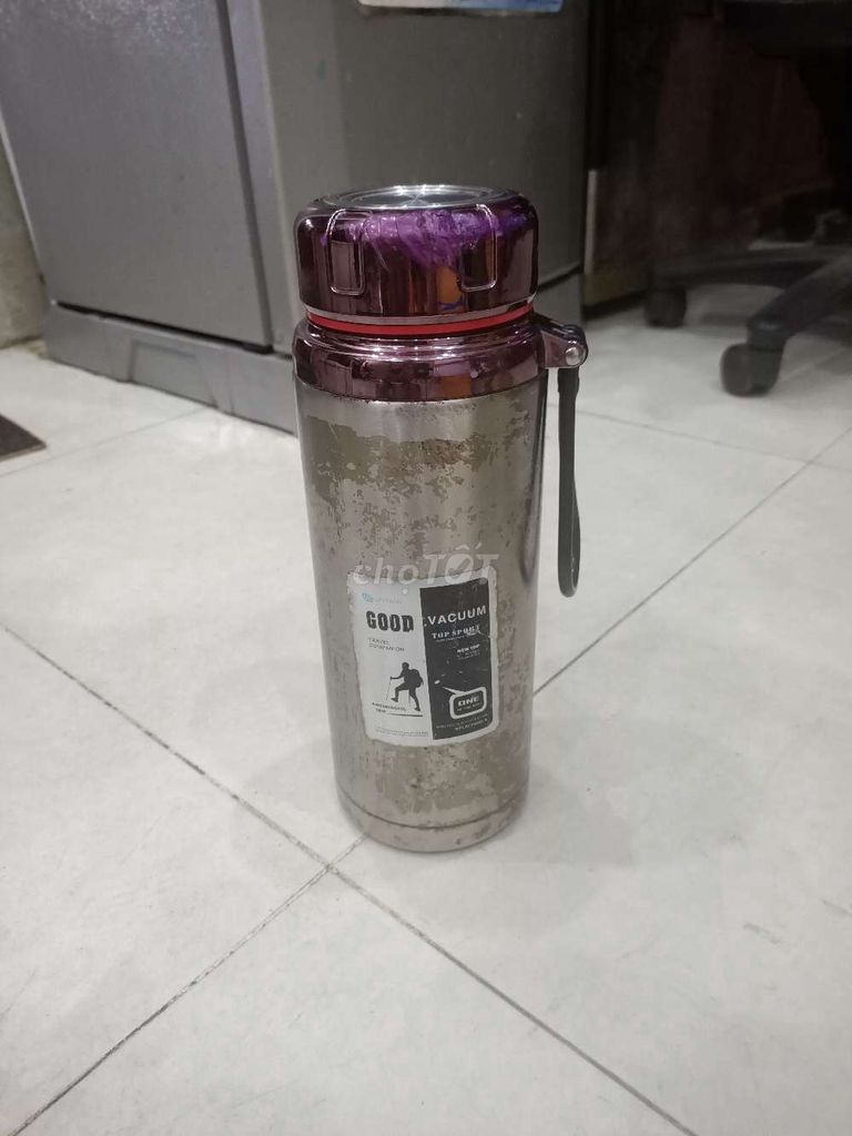 Bình giữ nhiệt Genuine Material Inox 304, 1,5lit. Mua bán Dụng cụ nhà bếp tại undefined Đà Nẵng được đăng bởi Hoàng Tôn hình 1