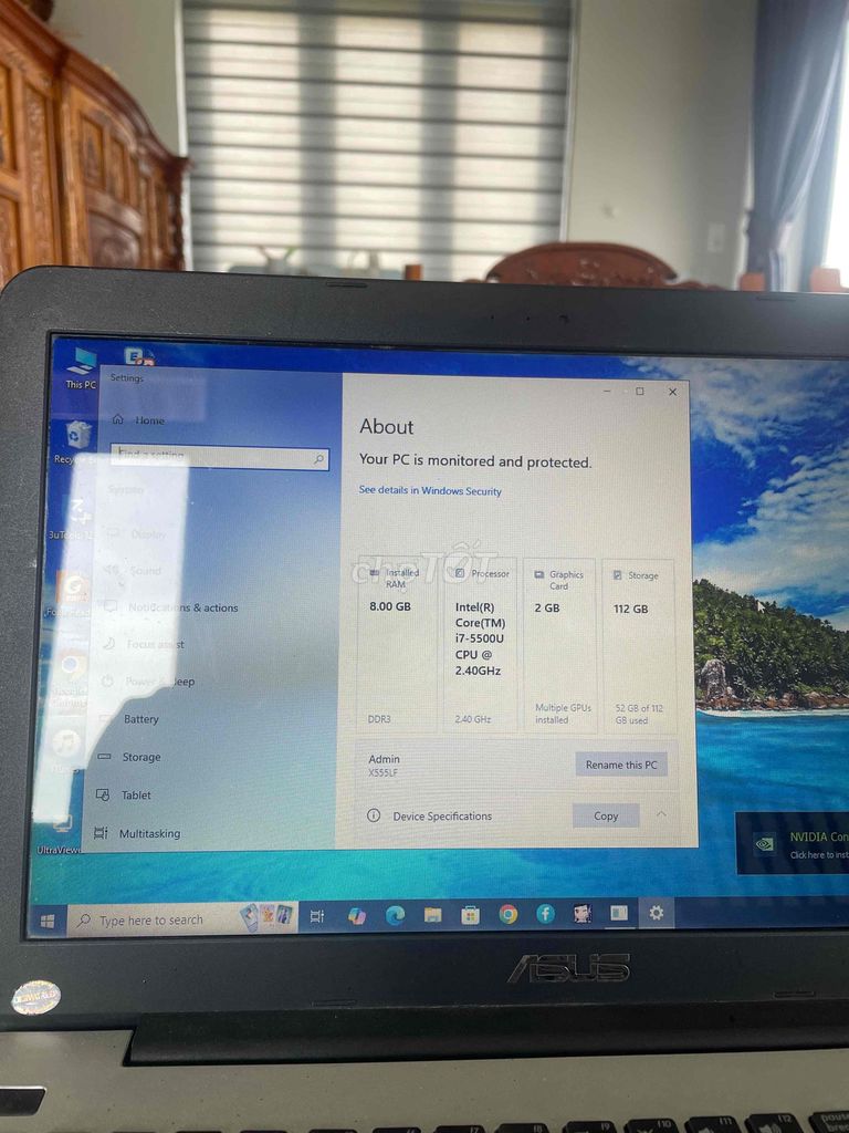 Asus F555L i7-5500U 8GB/112GB Đen. Mua bán Laptop tại Thành phố Thủ Đức Tp Hồ Chí Minh được đăng bởi Quân Ngô hình 1