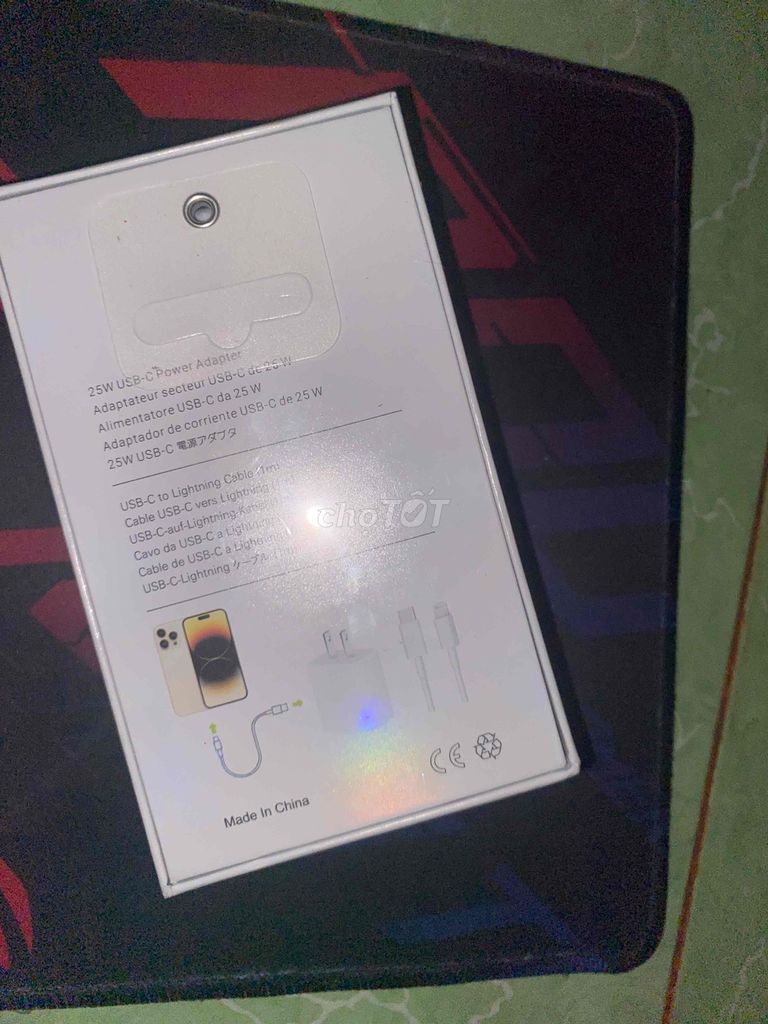 Bộ sạc Apple 25W USB-C to Lightning. Mua bán Phụ kiện (Màn hình, Chuột...) tại Huyện Ia Grai Gia Lai được đăng bởi Lê Quốc Huy hình 1