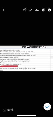 Bán Thùng PC WORKSTATION Main X99G, Xeon E5