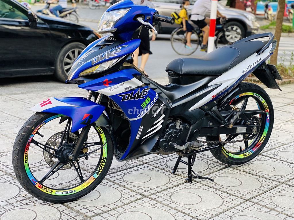 Yamaha EXCITER 135 Xanh Côn Tay Máy ZIN 216 Xe Tốt