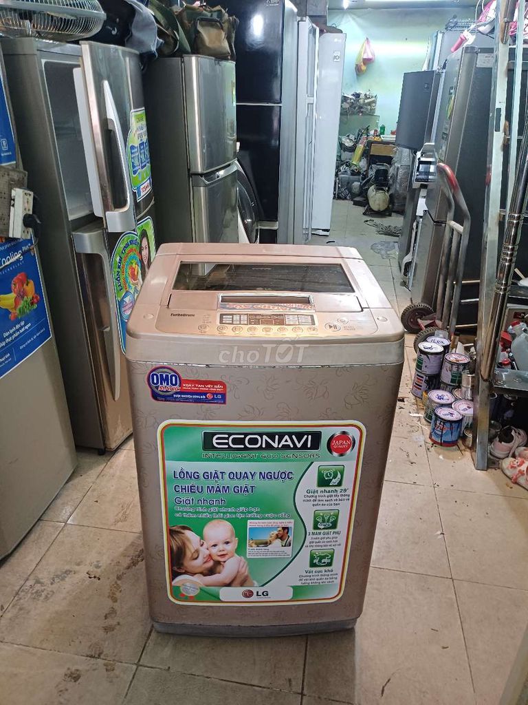 Máy giặt LG 8kg Nâu Giặt vắt êm. Mua bán Máy giặt tại Quận 6 Tp Hồ Chí Minh được đăng bởi Anh Quý hình 1