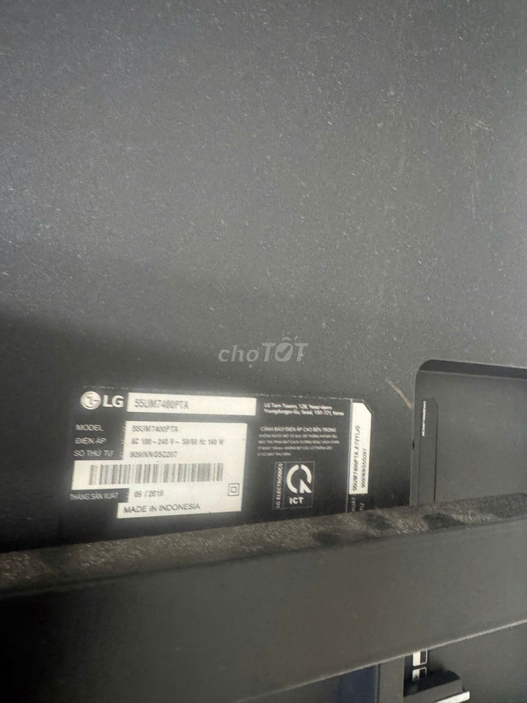 Tivi LG 55UM7400PTA. Mua bán Tivi, Âm thanh tại Quận Sơn Trà Đà Nẵng được đăng bởi Lê Văn Tính hình 1