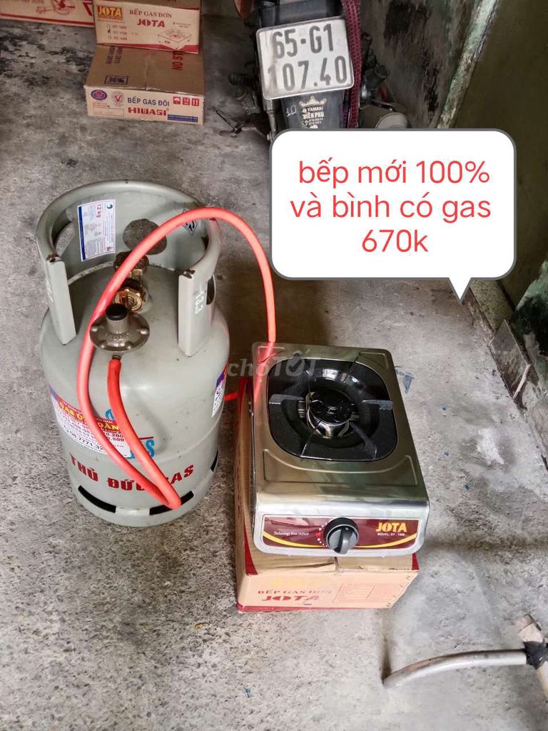 Bếp binh có gas 570k