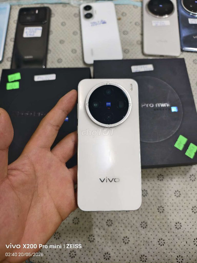 Vivo X200 Pro mini 256GB Trắng. Mua bán Điện thoại tại Quận Tân Bình Tp Hồ Chí Minh được đăng bởi Nguyễn Thắng Mobile hình 1