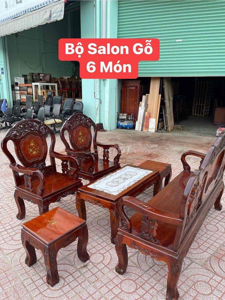 Thanh lý bộ salon gỗ 6 món. Mua bán Bàn ghế tại Quận Bình Tân Tp Hồ Chí Minh được đăng bởi thanh lý hằng phương hình 4