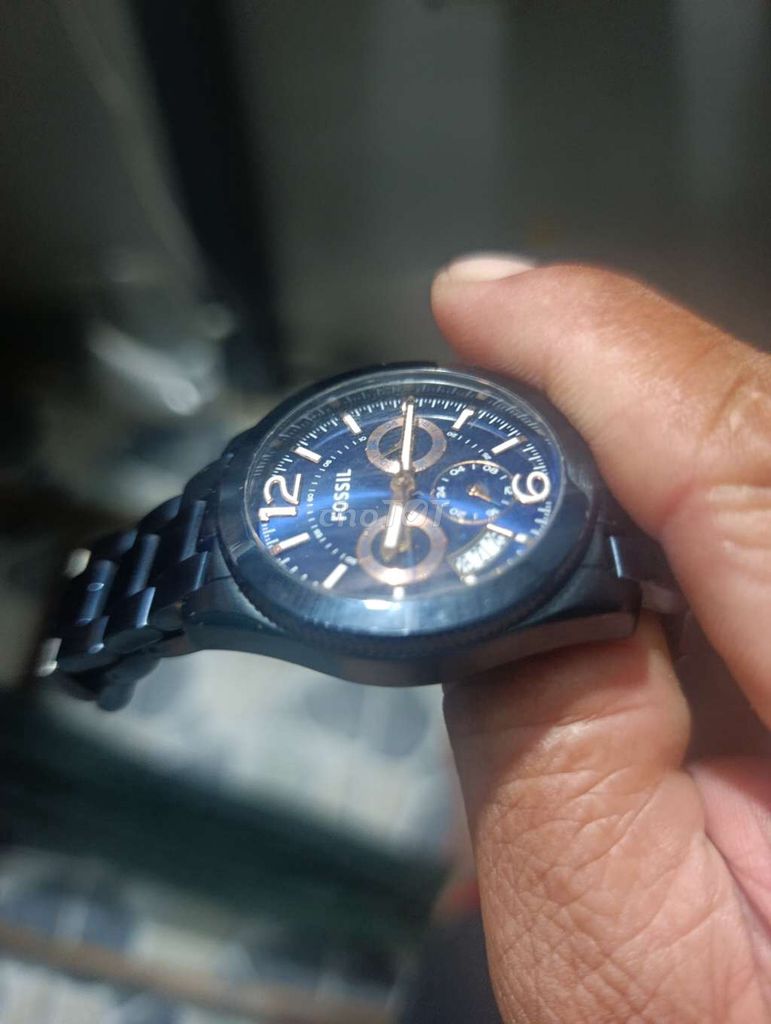 Đồng hồ Fossil Nam Thép không gỉ Xanh. Mua bán Đồng hồ tại Huyện Cần Giuộc Long An được đăng bởi ĐoànVinh hình 1