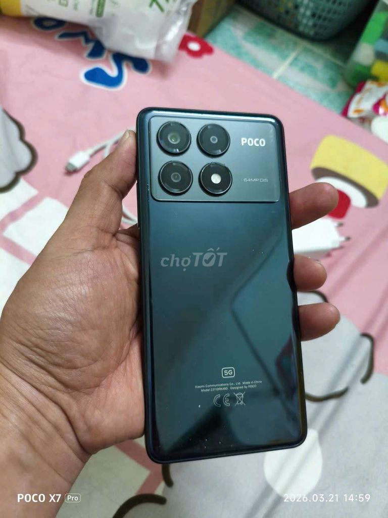 POCO X6 Pro 512GB Đen 99% mới. Mua bán Điện thoại tại Quận 6 Tp Hồ Chí Minh được đăng bởi Linh hình 1