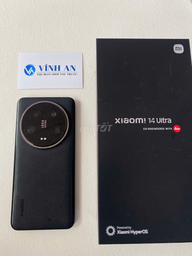 Xiaomi 14 Ultra bản 12/256GB Fullbox – rom quốc tế. Mua bán Điện thoại tại Thành phố Thủ Đức Tp Hồ Chí Minh được đăng bởi Vĩnh An Mobile Thủ Đức hình 1