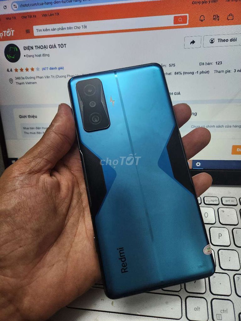 XIAOMI POCO F4 GT 8GB.128GB SNAP 8 GEN 1 PIN 4700. Mua bán Điện thoại tại Quận Bình Thạnh Tp Hồ Chí Minh được đăng bởi Dân Mobile hình 1