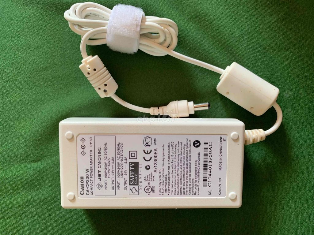 Adapter nguồn máy in ảnh Canon Selphy cp1000/cp120. Mua bán Phụ kiện (Màn hình, Chuột...) tại Huyện Tam Dương Vĩnh Phúc được đăng bởi hoàng văn hải hình 1