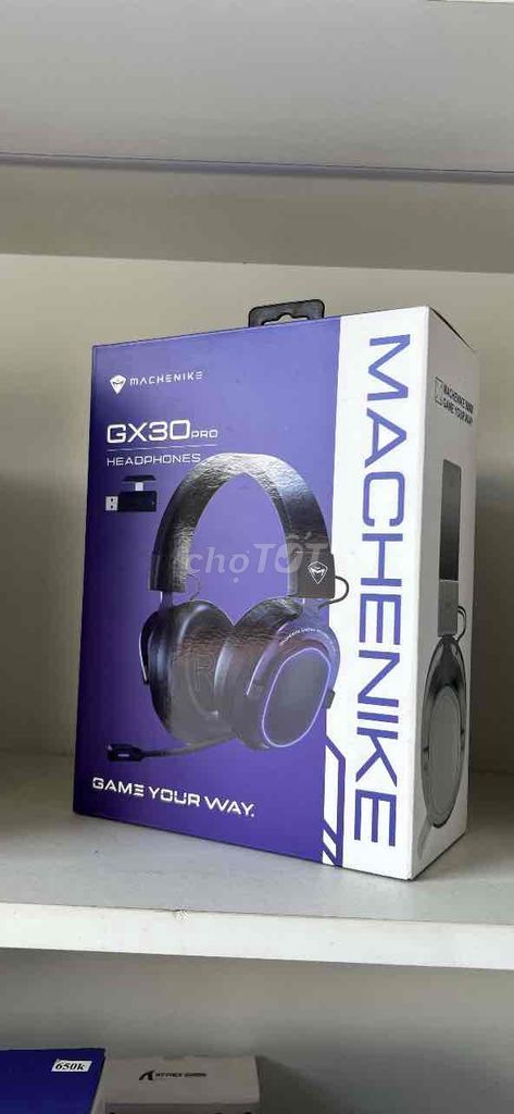 Tai nghe MACHENIKE GX30 PRO Đen new nghe rất hay. Mua bán Tivi, Âm thanh tại Thành phố Thủ Đức Tp Hồ Chí Minh được đăng bởi Nguyễn Hoàng Phong hình 1