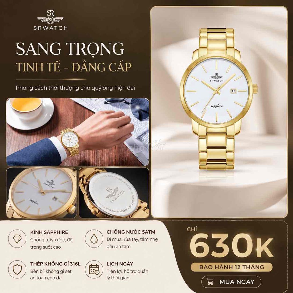Đồng Hồ SRWATCH SL3010.1402CV. Mua bán Đồng hồ tại Quận 5 Tp Hồ Chí Minh được đăng bởi minh tuấn hình 1