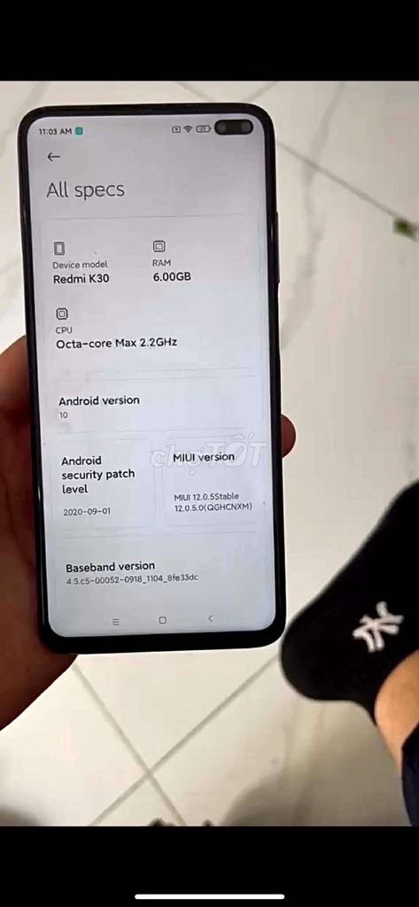 Xiaomi Redmi K30 Đã sử dụng. Mua bán Điện thoại tại Huyện Phù Mỹ Bình Định được đăng bởi Dai Nguyen hình 1