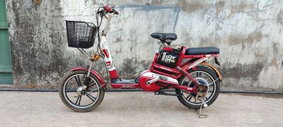 Xe đạp điện DKbike màu đỏ