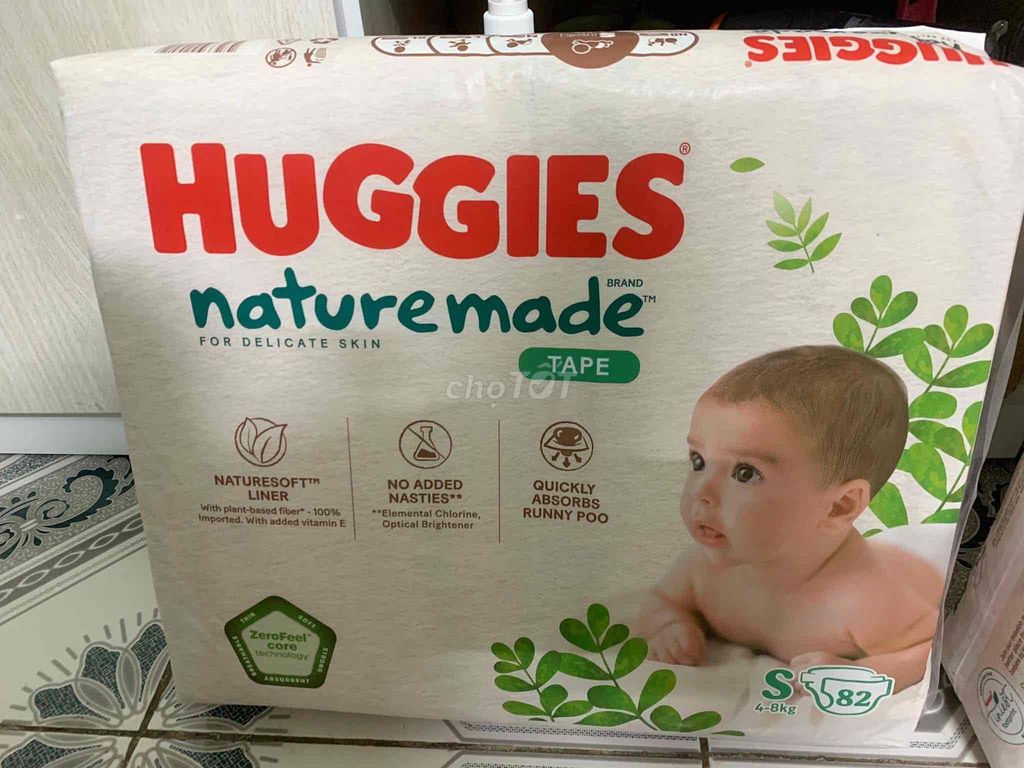 Tã dán Huggies Naturemade S New. Mua bán Mẹ và bé tại Quận Phú Nhuận Tp Hồ Chí Minh được đăng bởi Khuu thi truc phuong hình 1
