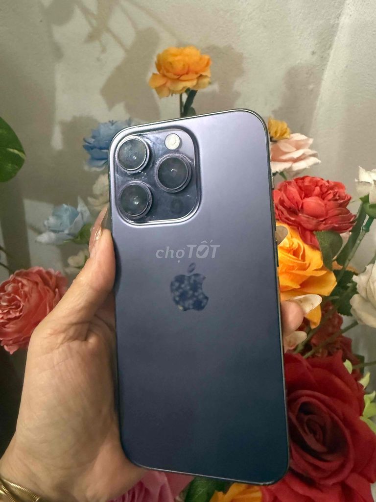Apple iPhone 14 Pro 256GB Tím có khe sim zin full. Mua bán Điện thoại tại Quận Hai Bà Trưng Hà Nội được đăng bởi kim hình 1