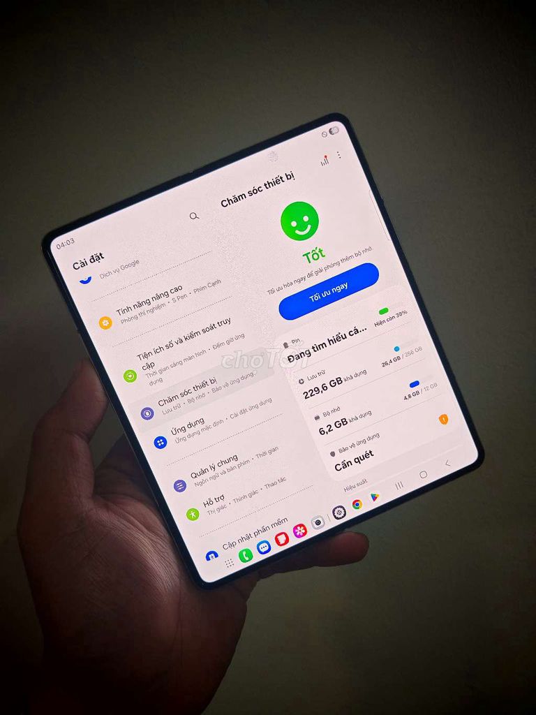 Samsung Z Fold 4 256GB Vàng. Mua bán Điện thoại tại Quận Ba Đình Hà Nội được đăng bởi Hiếu YJ hình 1