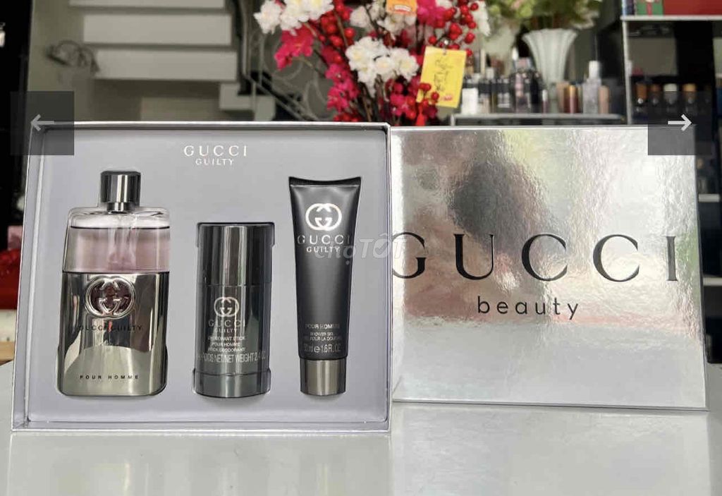 Bộ quà tặng Gucci Guilty Pour Homme Nam. Mua bán Nước hoa tại Quận 3 Tp Hồ Chí Minh được đăng bởi tô tồ  hình 1