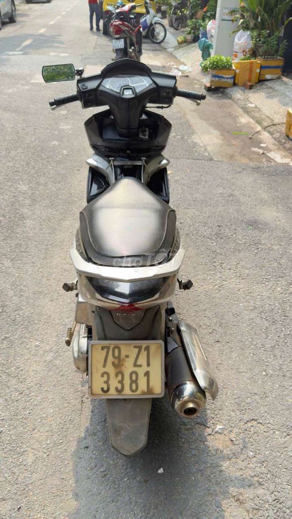 Honda Air Blade Fi 2009, черный, серебристый